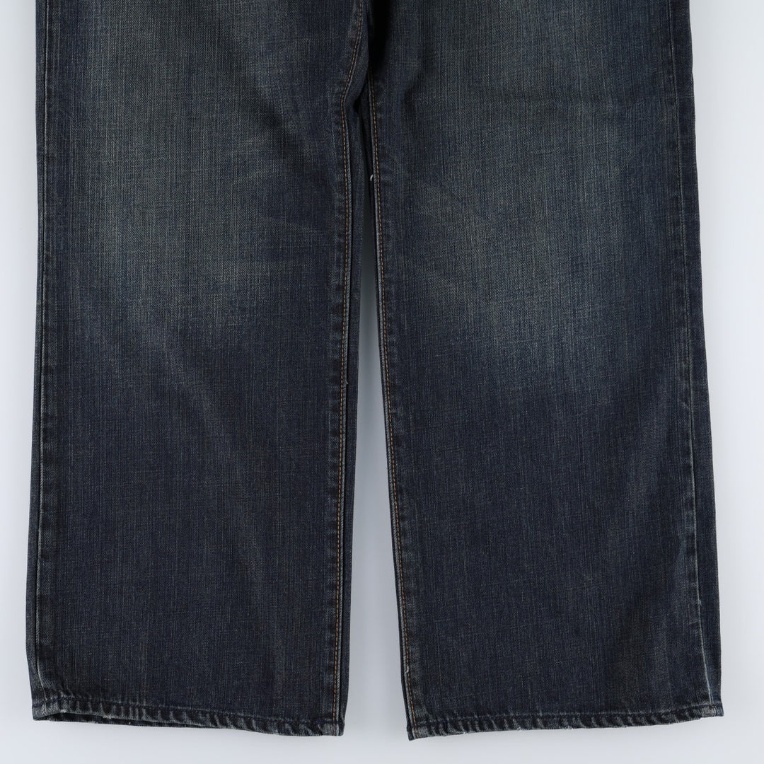 GAP 1969 Jeans Loose Straight Fit Straight Denim Pants, Men's W34 equivalent. cotton navy blue type Vintage Second Hand