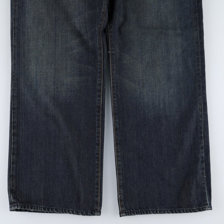 GAP 1969 Jeans Loose Straight Fit Straight Denim Pants, Men's W34 equivalent. cotton navy blue type Vintage Second Hand
