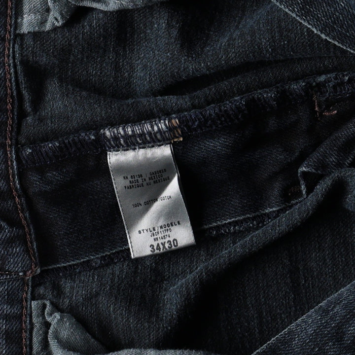Guess Rebel Straight Leg Denim Pants, Men's W34 (approx.) cotton navy blue type Vintage Second Hand
