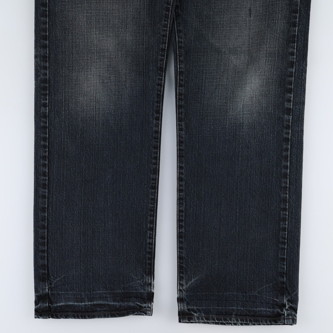 Guess Rebel Straight Leg Denim Pants, Men's W34 (approx.) cotton navy blue type Vintage Second Hand