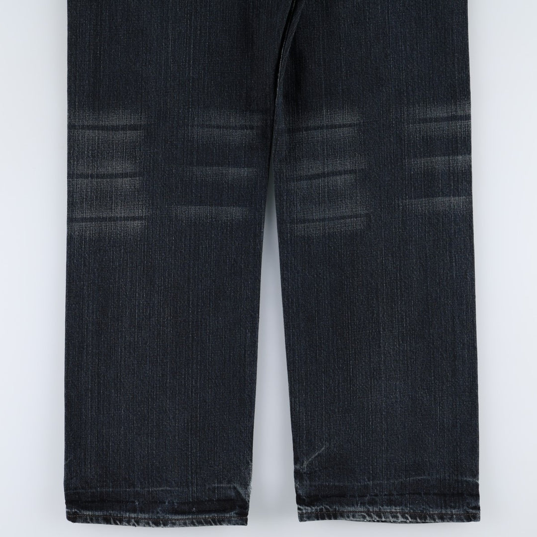 Guess Rebel Straight Leg Denim Pants, Men's W34 (approx.) cotton navy blue type Vintage Second Hand