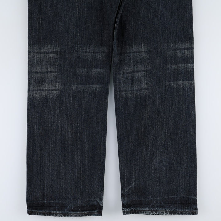 Guess Rebel Straight Leg Denim Pants, Men's W34 (approx.) cotton navy blue type Vintage Second Hand