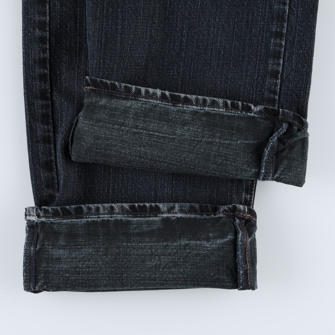 Guess Rebel Straight Leg Denim Pants, Men's W34 (approx.) cotton navy blue type Vintage Second Hand