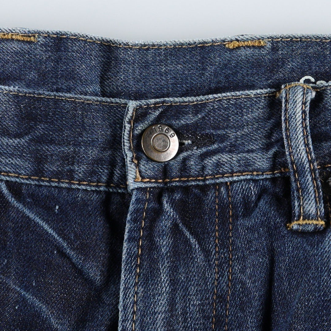 GAP 1969 LOOSE Straight Denim Pants, Men's W37 (approx.) cotton blue type Vintage Second Hand