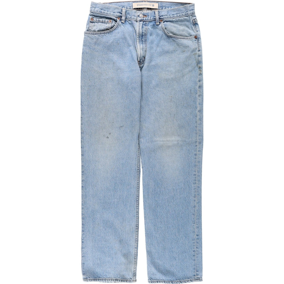 GAP STANDARD FIT Straight Denim Pants, Made in USA, Men's W33 (approx.) cotton blue type Vintage Second Hand