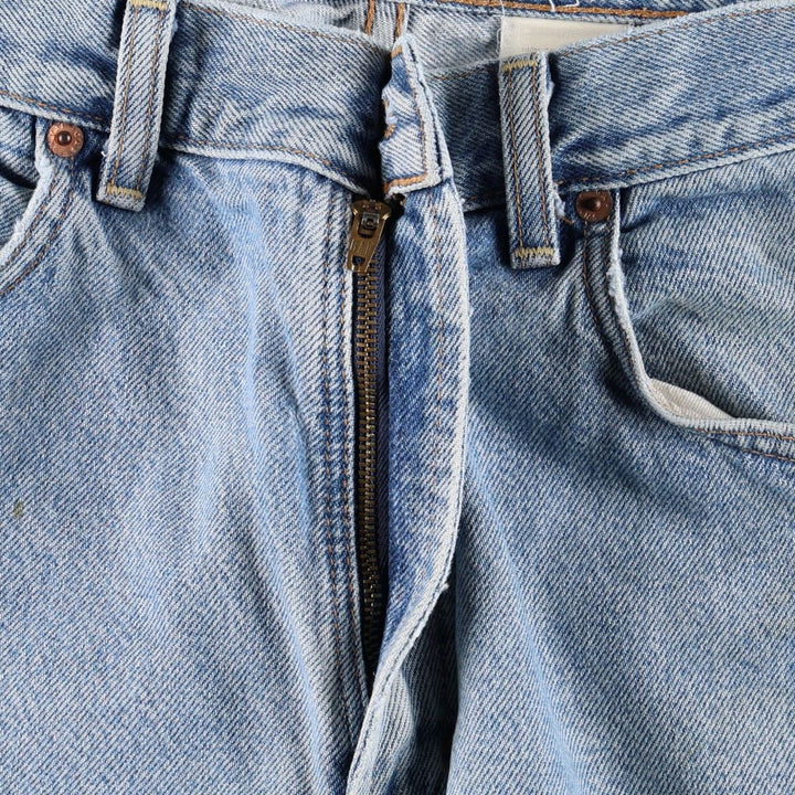 GAP STANDARD FIT Straight Denim Pants, Made in USA, Men's W33 (approx.) cotton blue type Vintage Second Hand