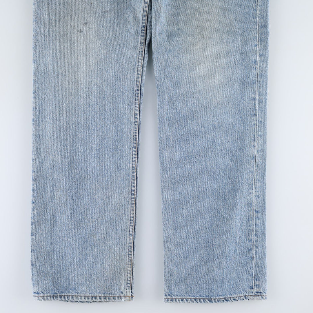 GAP STANDARD FIT Straight Denim Pants, Made in USA, Men's W33 (approx.) cotton blue type Vintage Second Hand