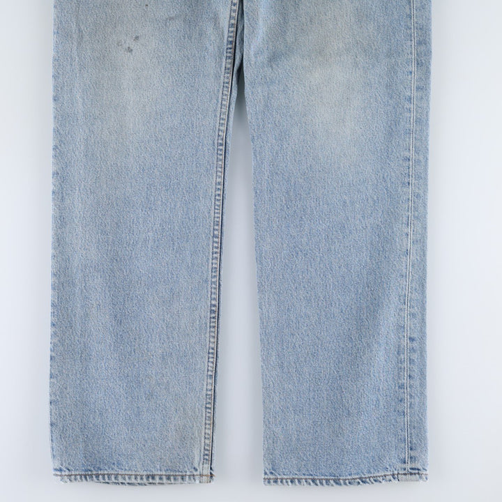 GAP STANDARD FIT Straight Denim Pants, Made in USA, Men's W33 (approx.) cotton blue type Vintage Second Hand