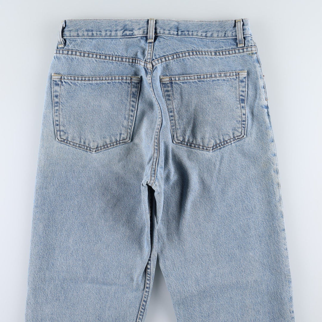 GAP STANDARD FIT Straight Denim Pants, Made in USA, Men's W33 (approx.) cotton blue type Vintage Second Hand