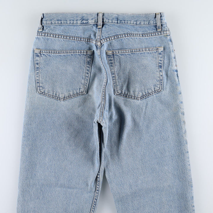 GAP STANDARD FIT Straight Denim Pants, Made in USA, Men's W33 (approx.) cotton blue type Vintage Second Hand