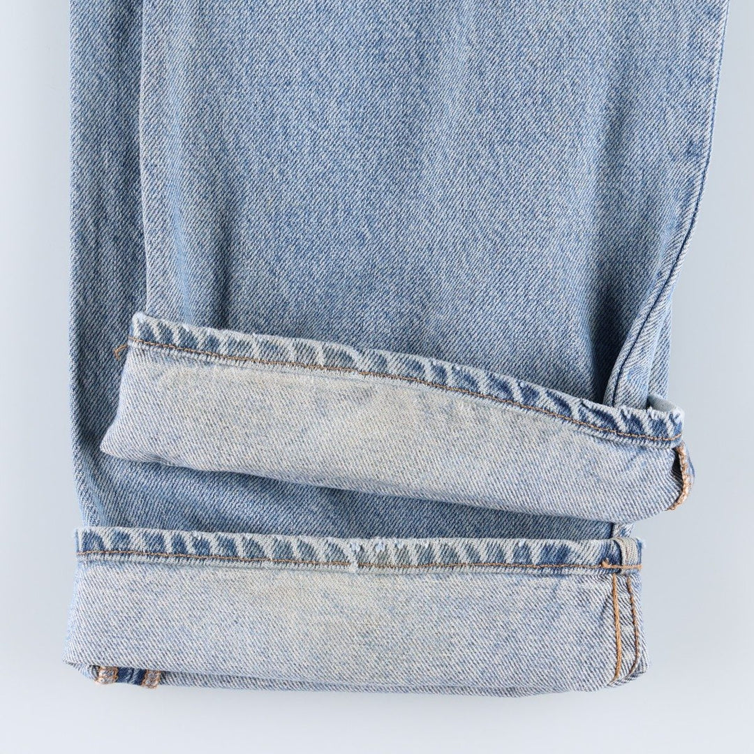 GAP STANDARD FIT Straight Denim Pants, Made in USA, Men's W33 (approx.) cotton blue type Vintage Second Hand