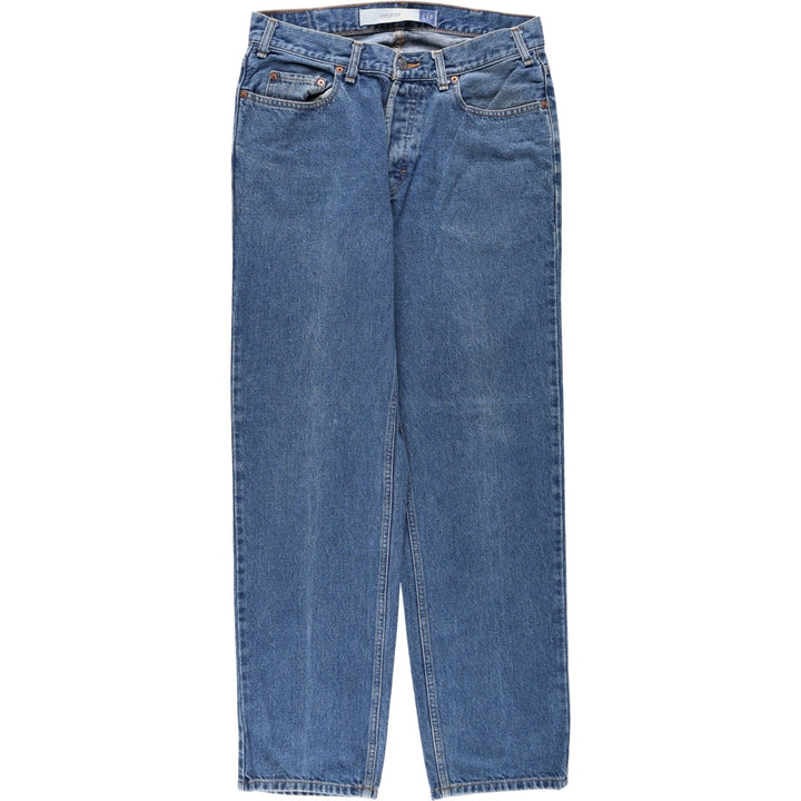 90s-00'S GAP GAP BLUE JEANS ORIGINAL FIT Tapered Denim Pants Men's W32 equivalent cotton blue type Vintage Second Hand