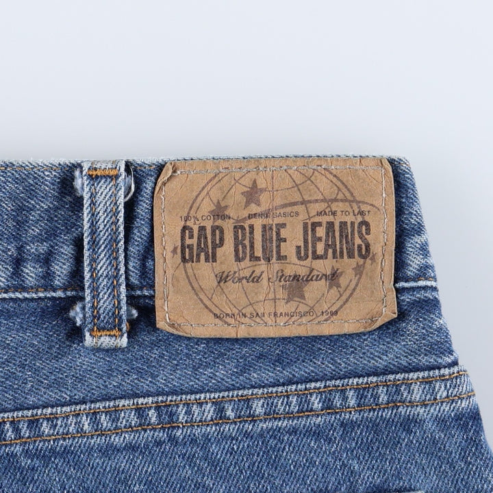 90s-00'S GAP GAP BLUE JEANS ORIGINAL FIT Tapered Denim Pants Men's W32 equivalent cotton blue type Vintage Second Hand