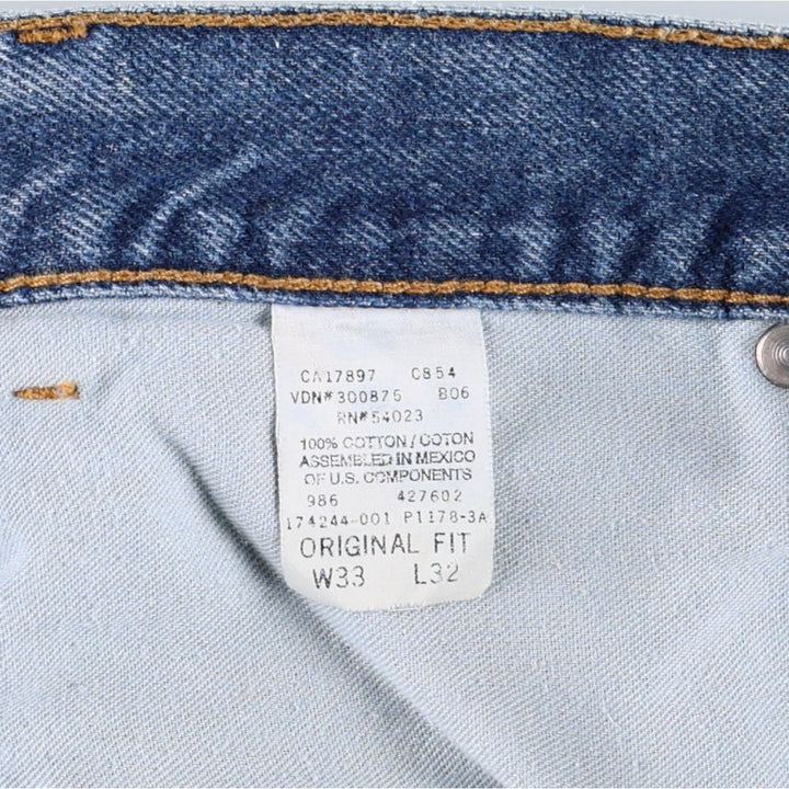 90s-00'S GAP GAP BLUE JEANS ORIGINAL FIT Tapered Denim Pants Men's W32 equivalent cotton blue type Vintage Second Hand
