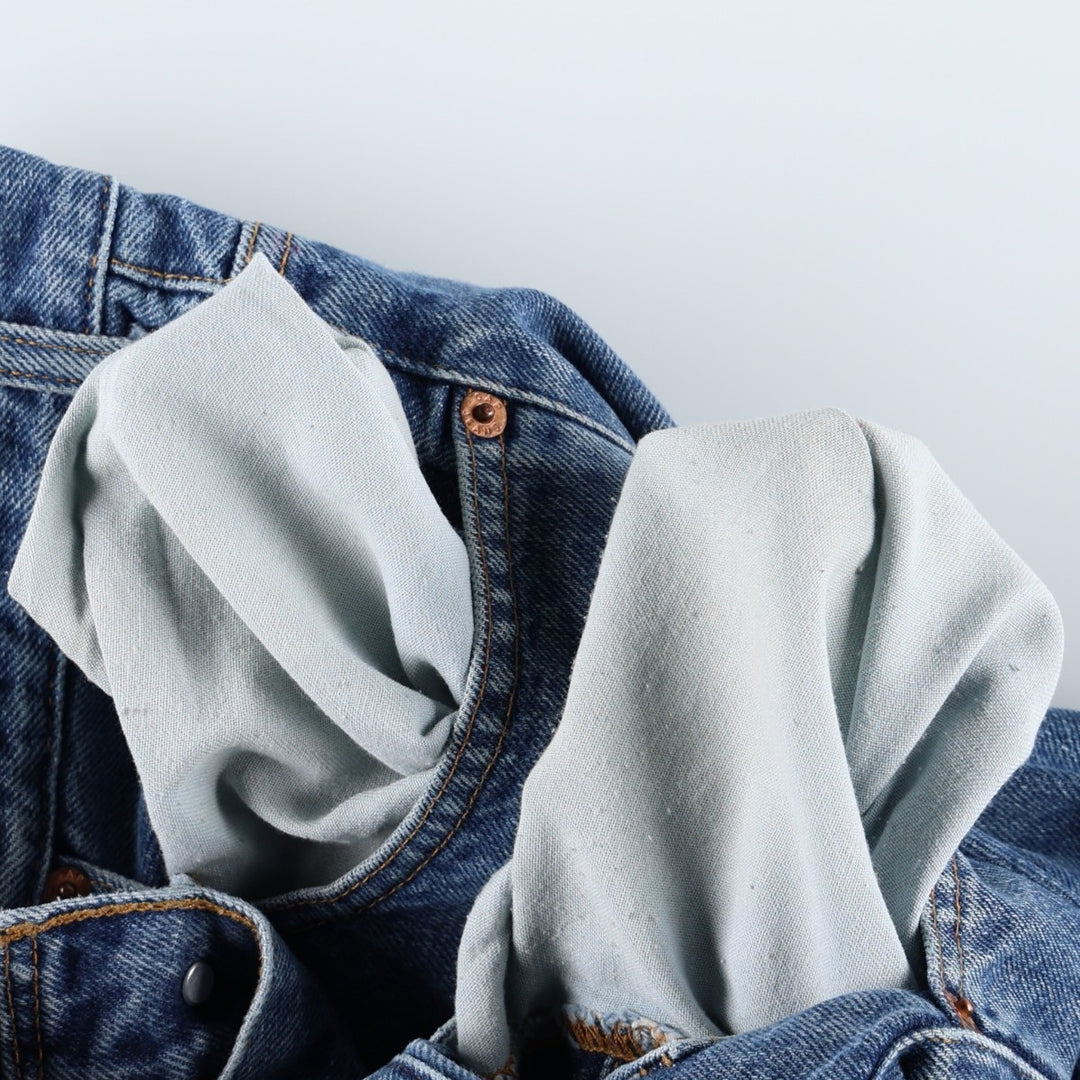 90s-00'S GAP GAP BLUE JEANS ORIGINAL FIT Tapered Denim Pants Men's W32 equivalent cotton blue type Vintage Second Hand