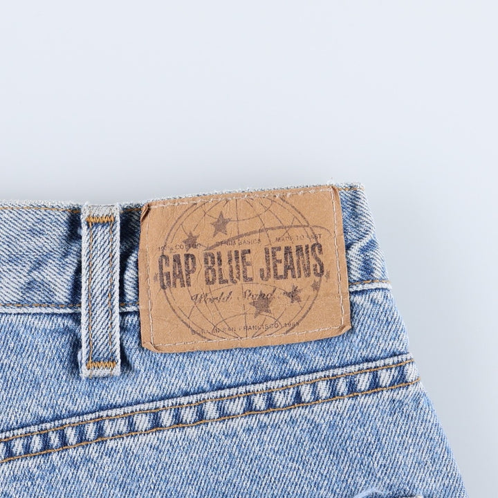 90s-00'S GAP GAP BLUE JEANS RELAXED FIT Tapered Denim Pants Made in USA Men's W34 equivalent cotton blue type Vintage Second Hand