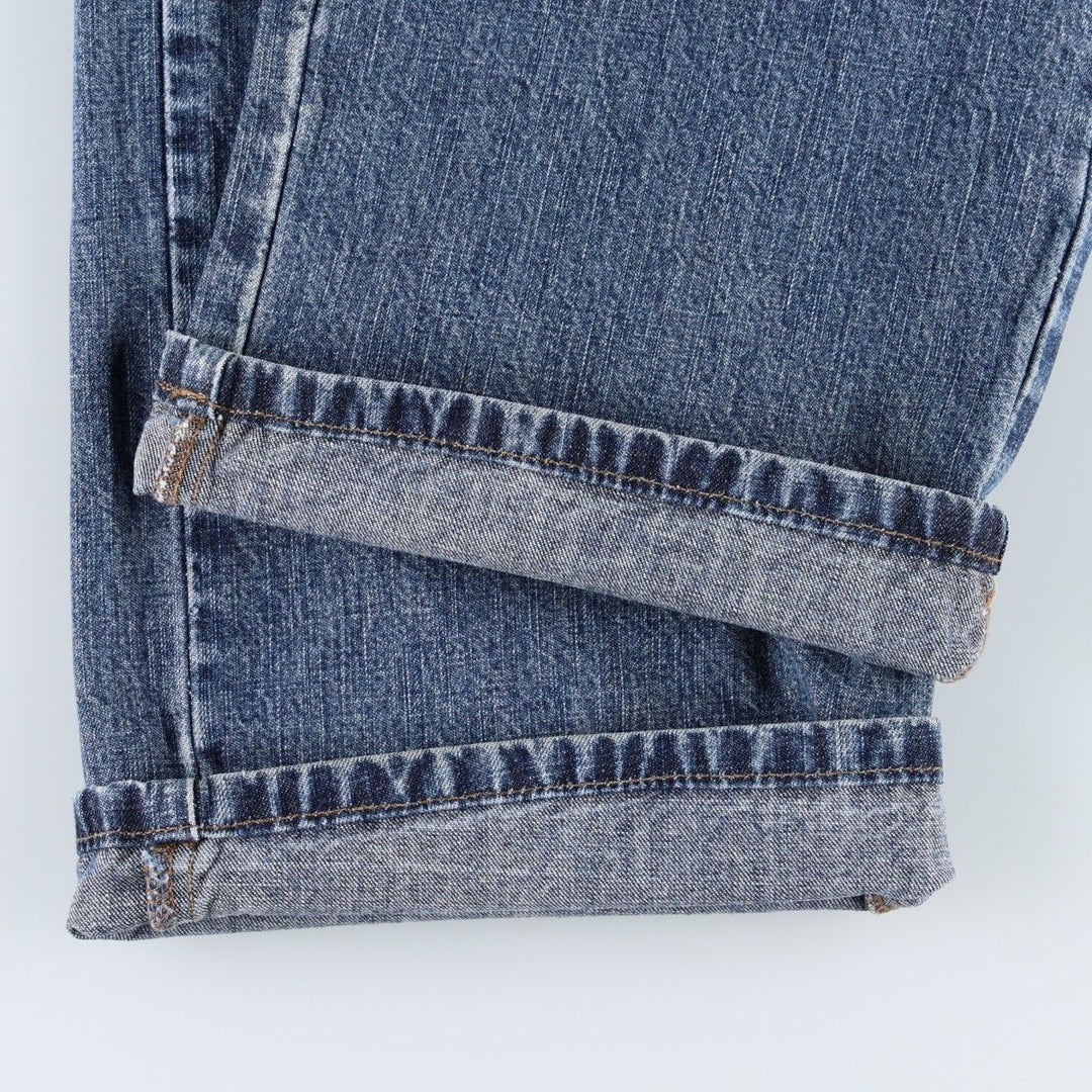 90s-00'S Calvin Klein JEANS straight denim pants, men's size W33 (approx.) cotton blue type Vintage Second Hand