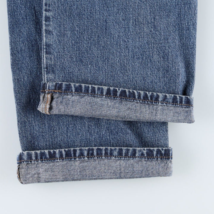 90s-00'S Calvin Klein JEANS straight denim pants, men's size W33 (approx.) cotton blue type Vintage Second Hand