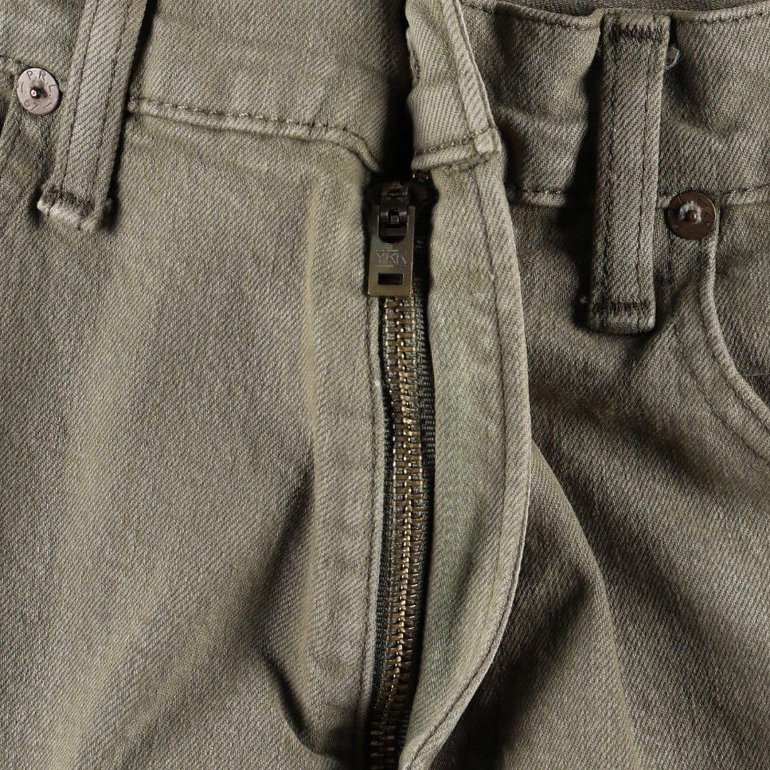 Ralph Lauren POLO RALPH LAUREN straight denim pants for men, W34 equivalent cotton Khaki type Vintage Second Hand