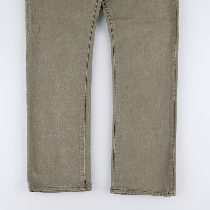 Ralph Lauren POLO RALPH LAUREN straight denim pants for men, W34 equivalent cotton Khaki type Vintage Second Hand