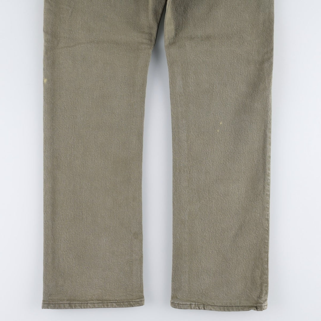 Ralph Lauren POLO RALPH LAUREN straight denim pants for men, W34 equivalent cotton Khaki type Vintage Second Hand