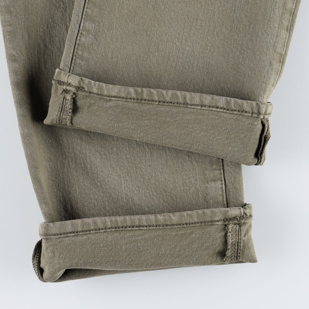 Ralph Lauren POLO RALPH LAUREN straight denim pants for men, W34 equivalent cotton Khaki type Vintage Second Hand
