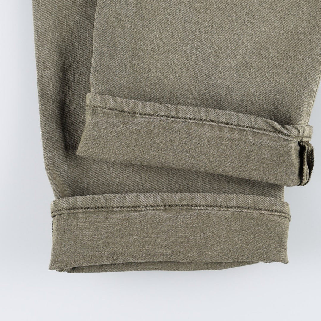 Ralph Lauren POLO RALPH LAUREN straight denim pants for men, W34 equivalent cotton Khaki type Vintage Second Hand