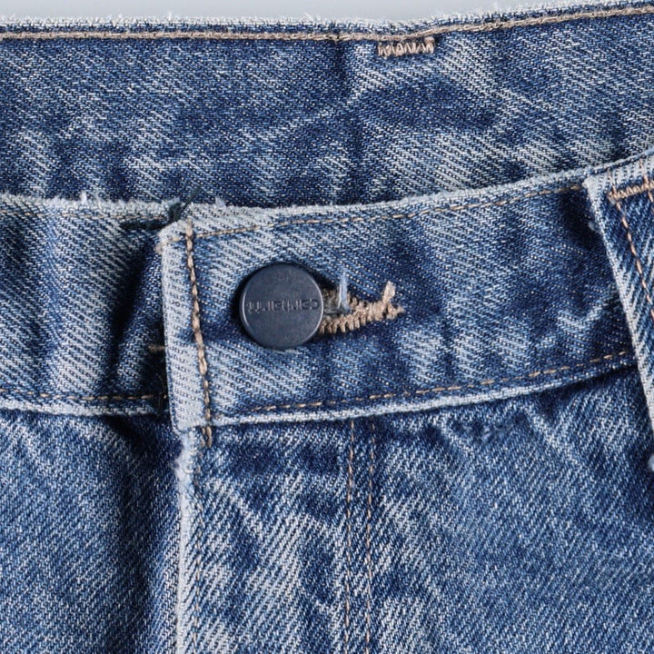 Carhartt FR Series Relaxed Fit Tapered Denim Pants, Men's W36 (approx.) cotton blue type Vintage Second Hand