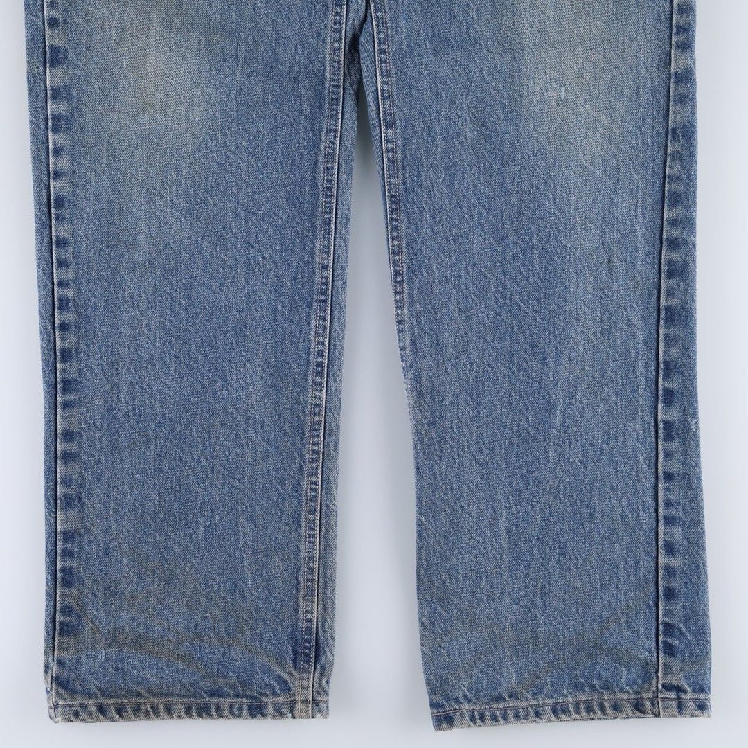 Carhartt FR Series Relaxed Fit Tapered Denim Pants, Men's W36 (approx.) cotton blue type Vintage Second Hand