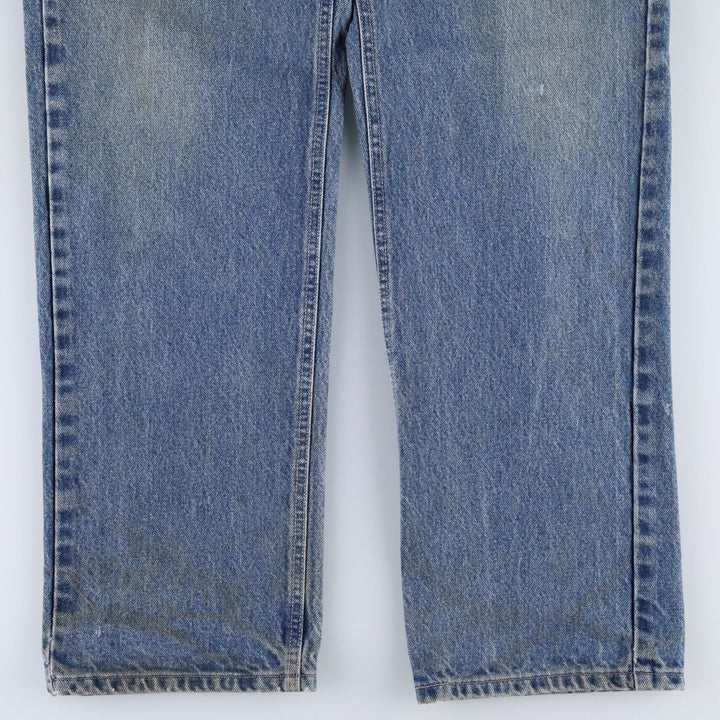 Carhartt FR Series Relaxed Fit Tapered Denim Pants, Men's W36 (approx.) cotton blue type Vintage Second Hand