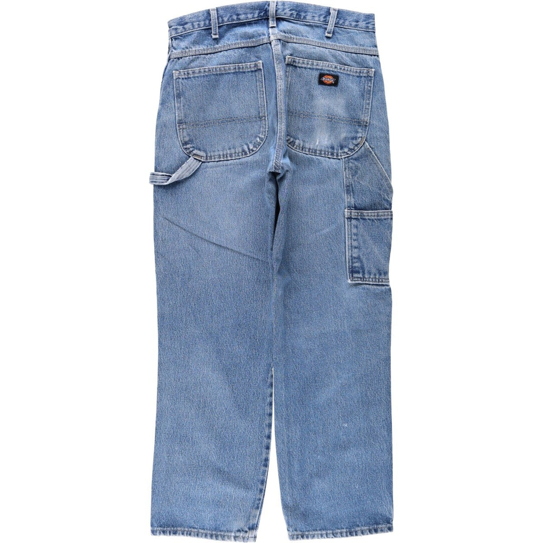 Dickies Relaxed Fit Denim Painter Pants, Men's W33 (approx.) cotton blue type Vintage Second Hand