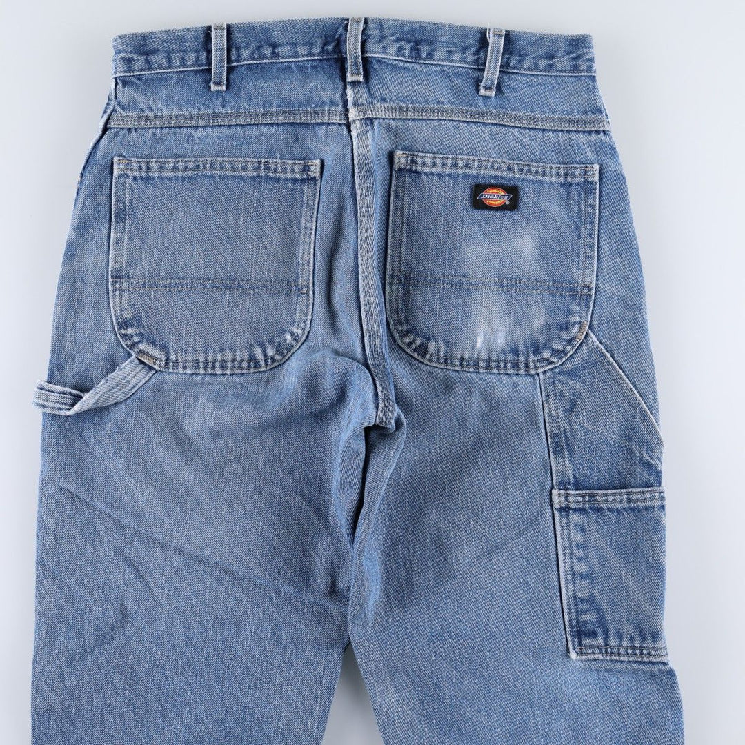 Dickies Relaxed Fit Denim Painter Pants, Men's W33 (approx.) cotton blue type Vintage Second Hand