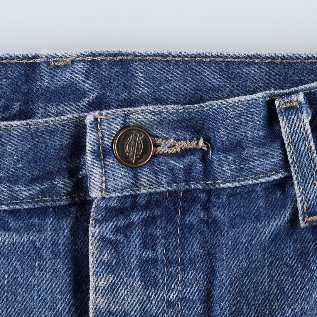 Dickies denim painter pants for men, equivalent to W35 cotton blue type Vintage Second Hand