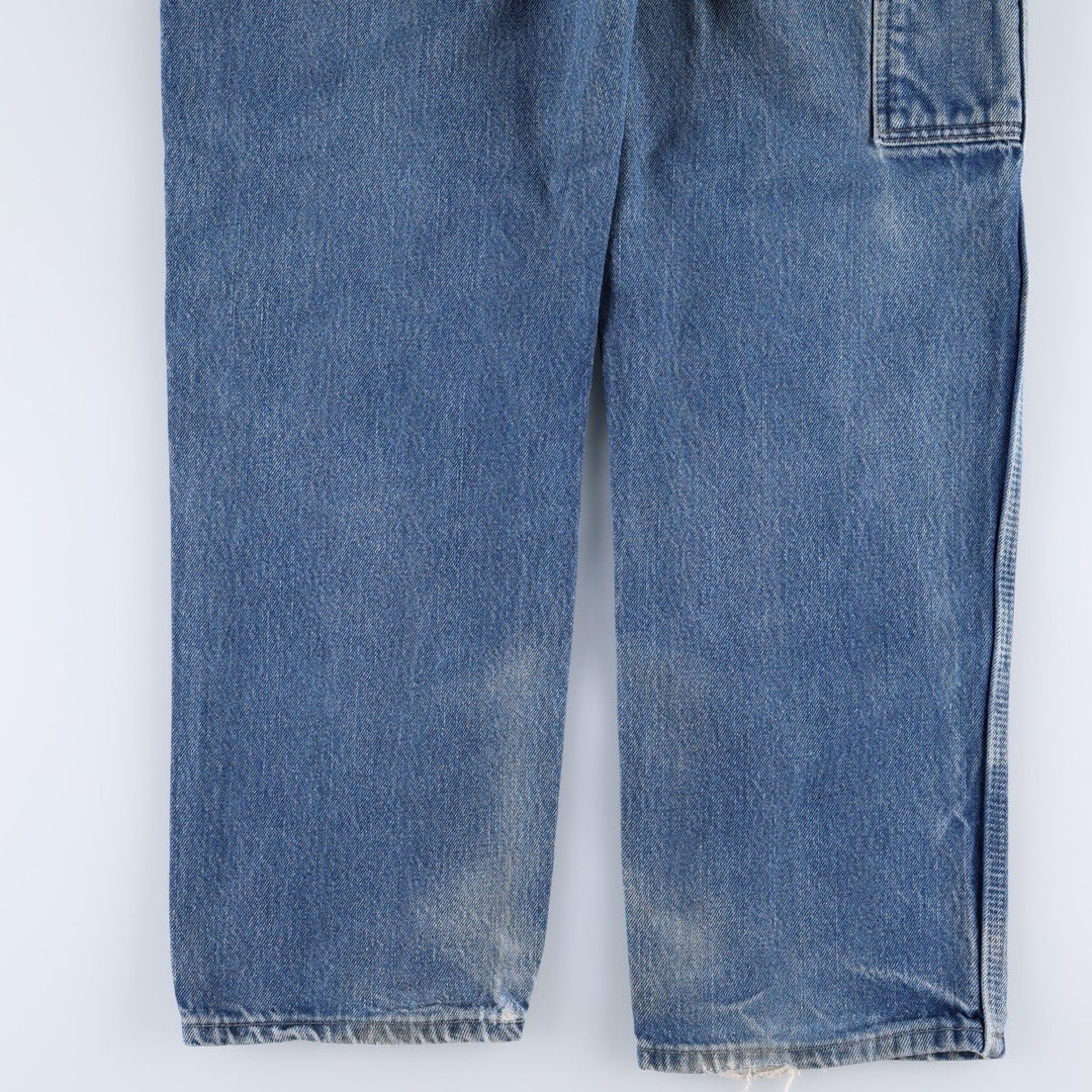 Dickies denim painter pants for men, equivalent to W35 cotton blue type Vintage Second Hand