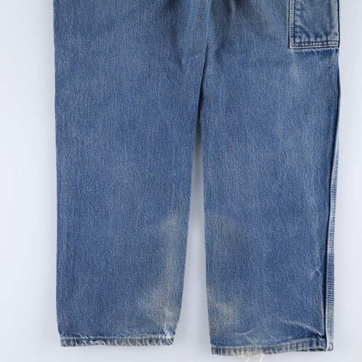 Dickies denim painter pants for men, equivalent to W35 cotton blue type Vintage Second Hand