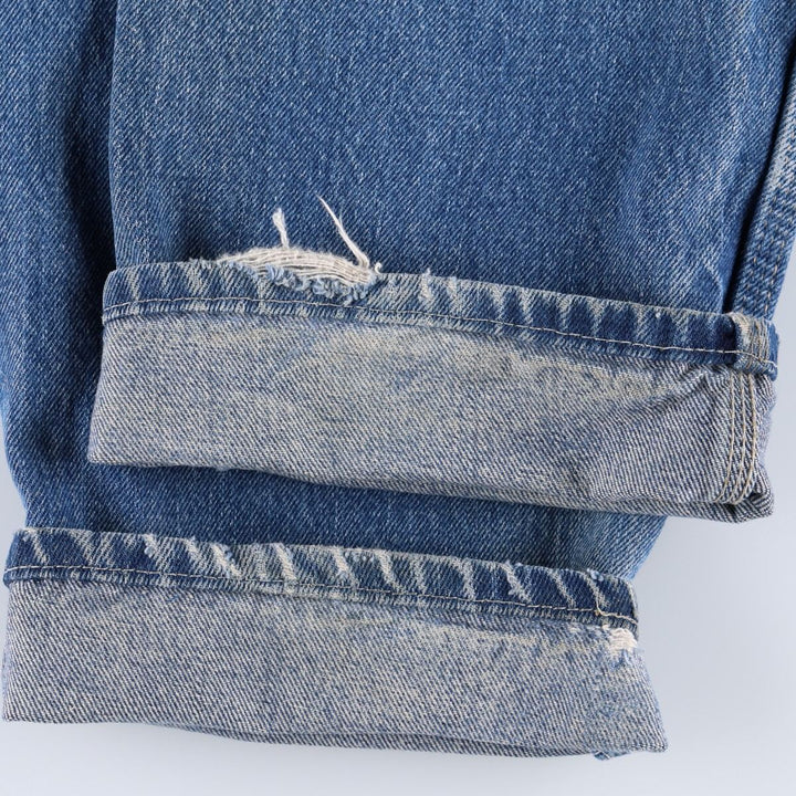 Dickies denim painter pants for men, equivalent to W35 cotton blue type Vintage Second Hand