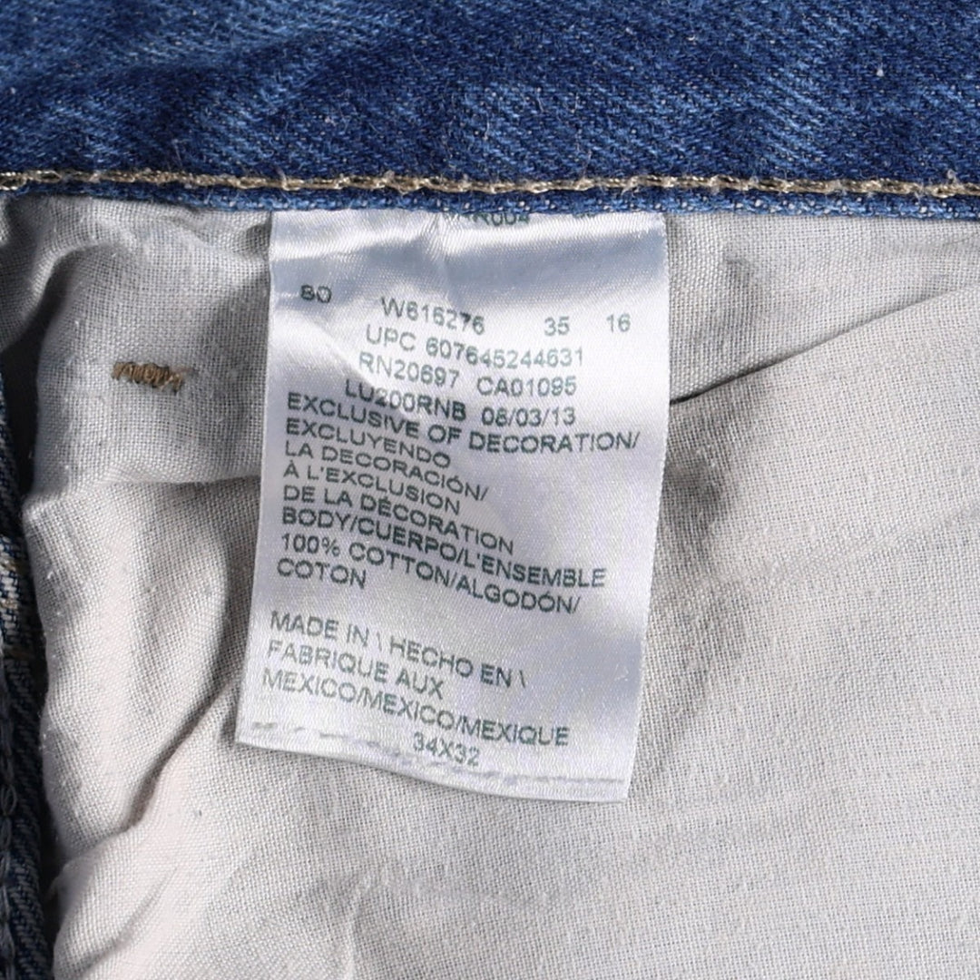 Dickies denim painter pants for men, equivalent to W34 cotton blue type Vintage Second Hand