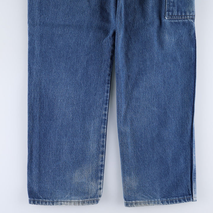 Dickies denim painter pants for men, equivalent to W34 cotton blue type Vintage Second Hand