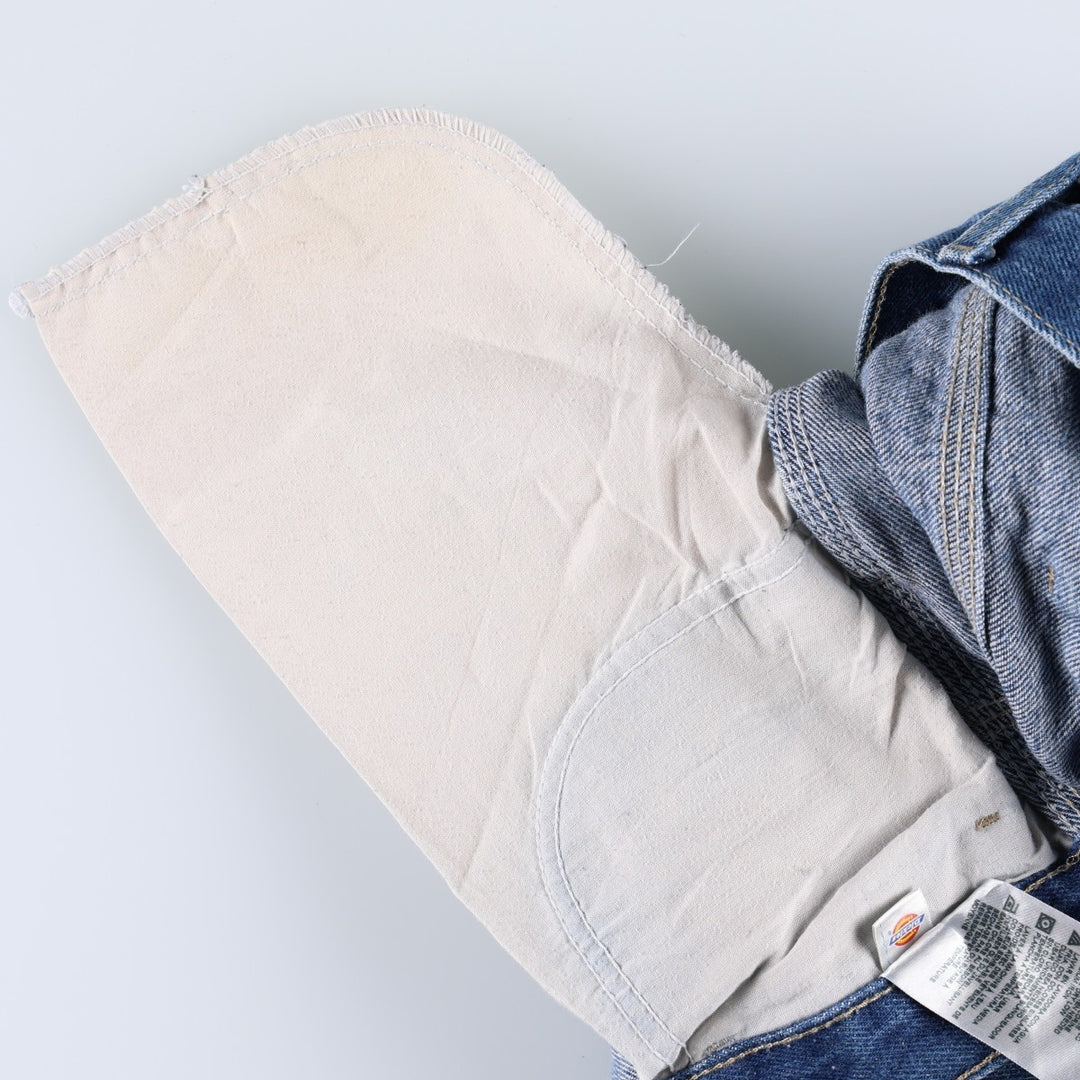 Dickies denim painter pants for men, equivalent to W34 cotton blue type Vintage Second Hand