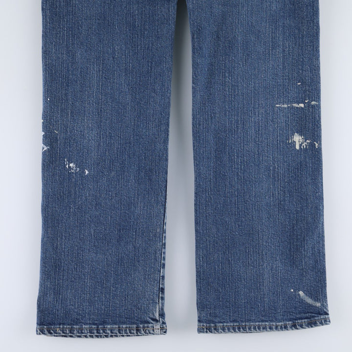 Dickies denim painter pants for men, equivalent to W35 cotton blue type Vintage Second Hand
