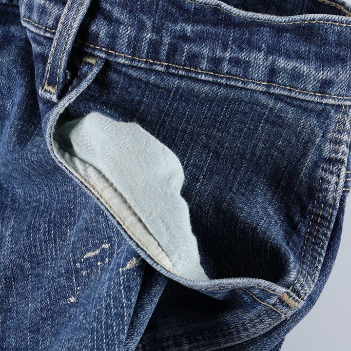 Dickies denim painter pants for men, equivalent to W35 cotton blue type Vintage Second Hand