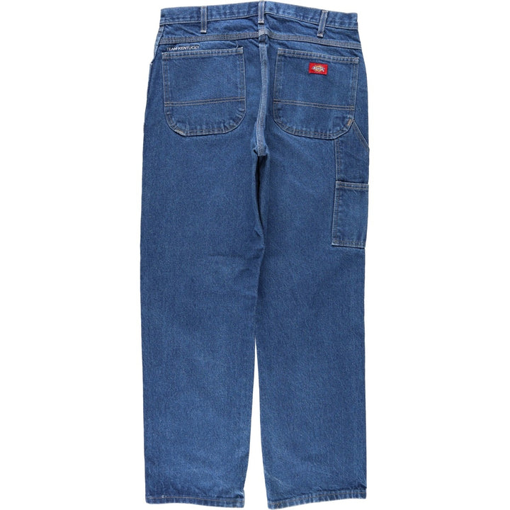 Dickies denim painter pants for men, equivalent to W34 cotton blue type Vintage Second Hand
