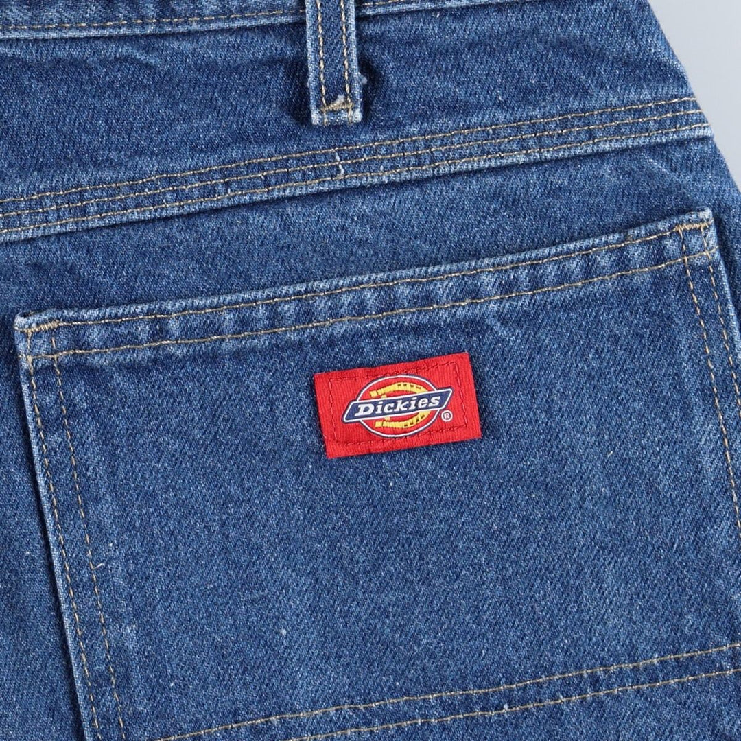 Dickies denim painter pants for men, equivalent to W34 cotton blue type Vintage Second Hand
