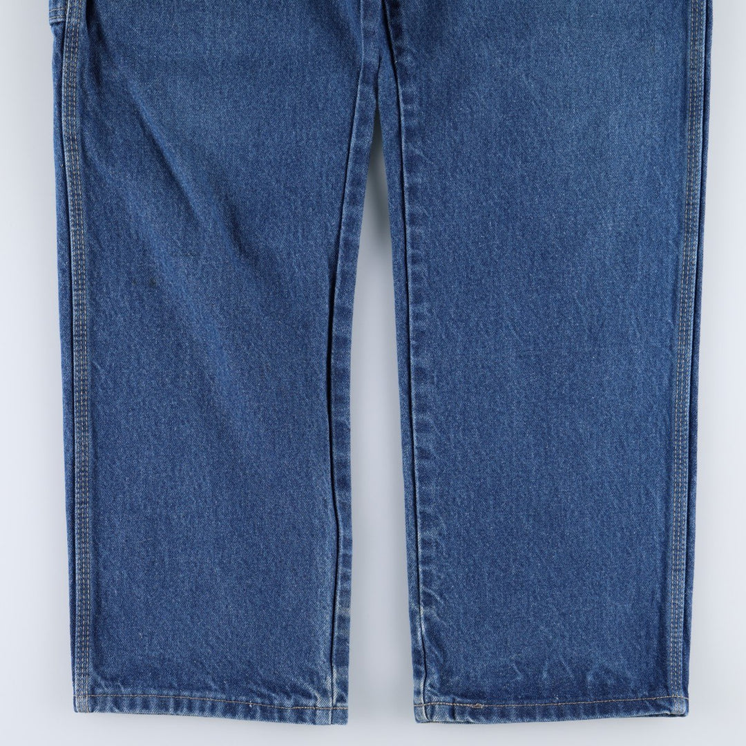 Dickies denim painter pants for men, equivalent to W34 cotton blue type Vintage Second Hand