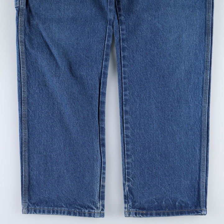 Dickies denim painter pants for men, equivalent to W34 cotton blue type Vintage Second Hand
