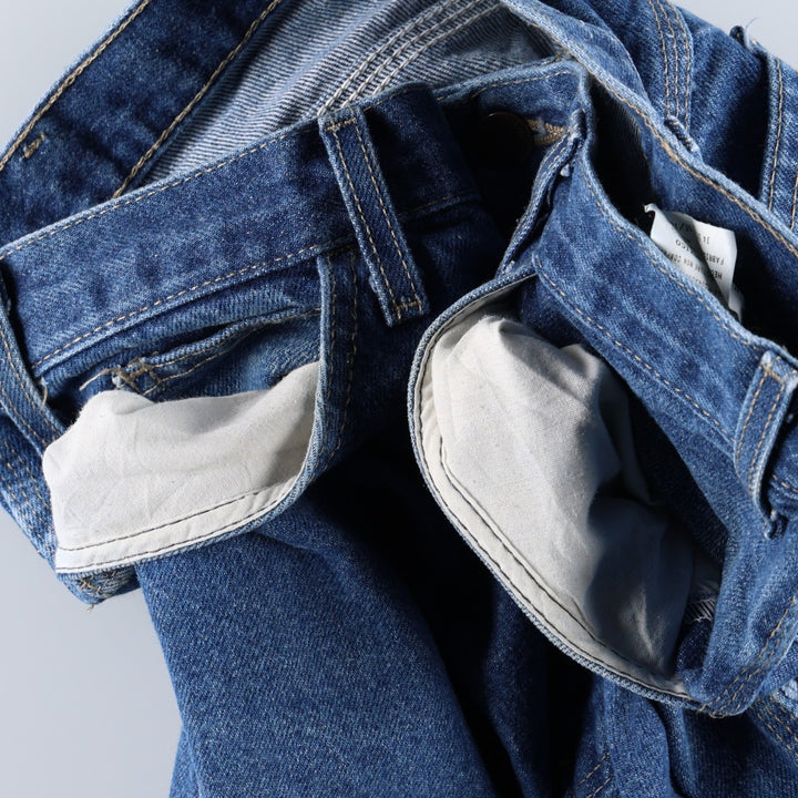 Dickies denim painter pants for men, equivalent to W34 cotton blue type Vintage Second Hand