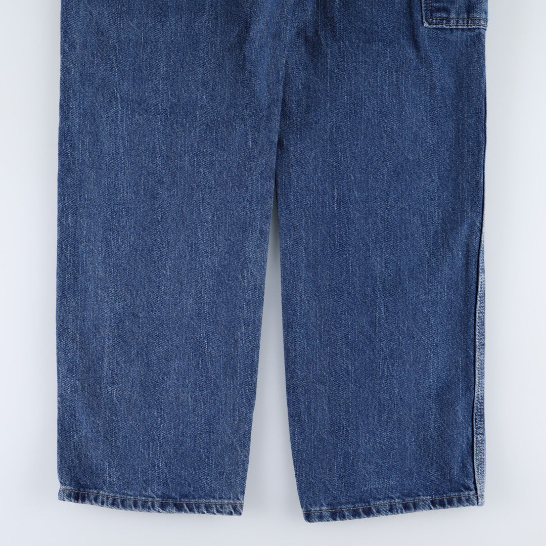 Dickies denim painter pants for men, equivalent to W33 cotton blue type Vintage Second Hand