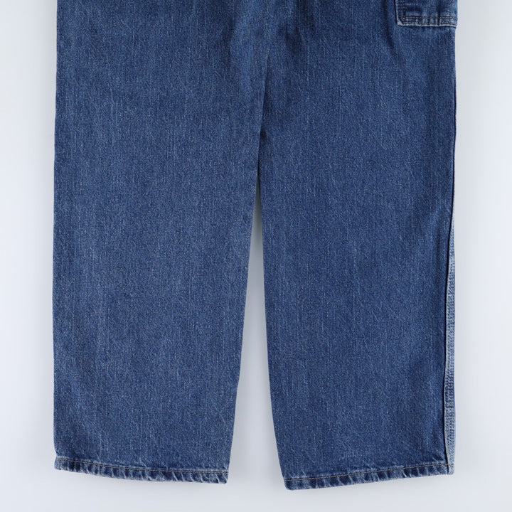 Dickies denim painter pants for men, equivalent to W33 cotton blue type Vintage Second Hand