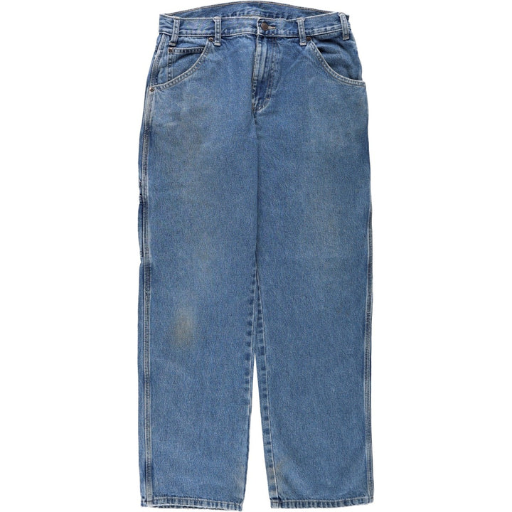 Dickies denim painter pants for men, equivalent to W32 cotton blue type Vintage Second Hand