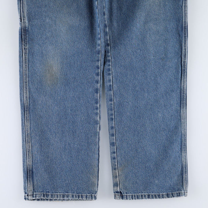 Dickies denim painter pants for men, equivalent to W32 cotton blue type Vintage Second Hand